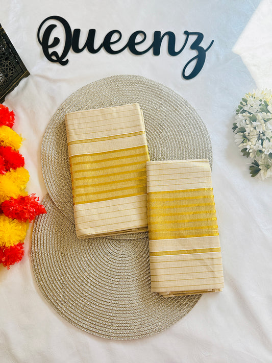 SM102 Line design Kerala Tissue Set Munde