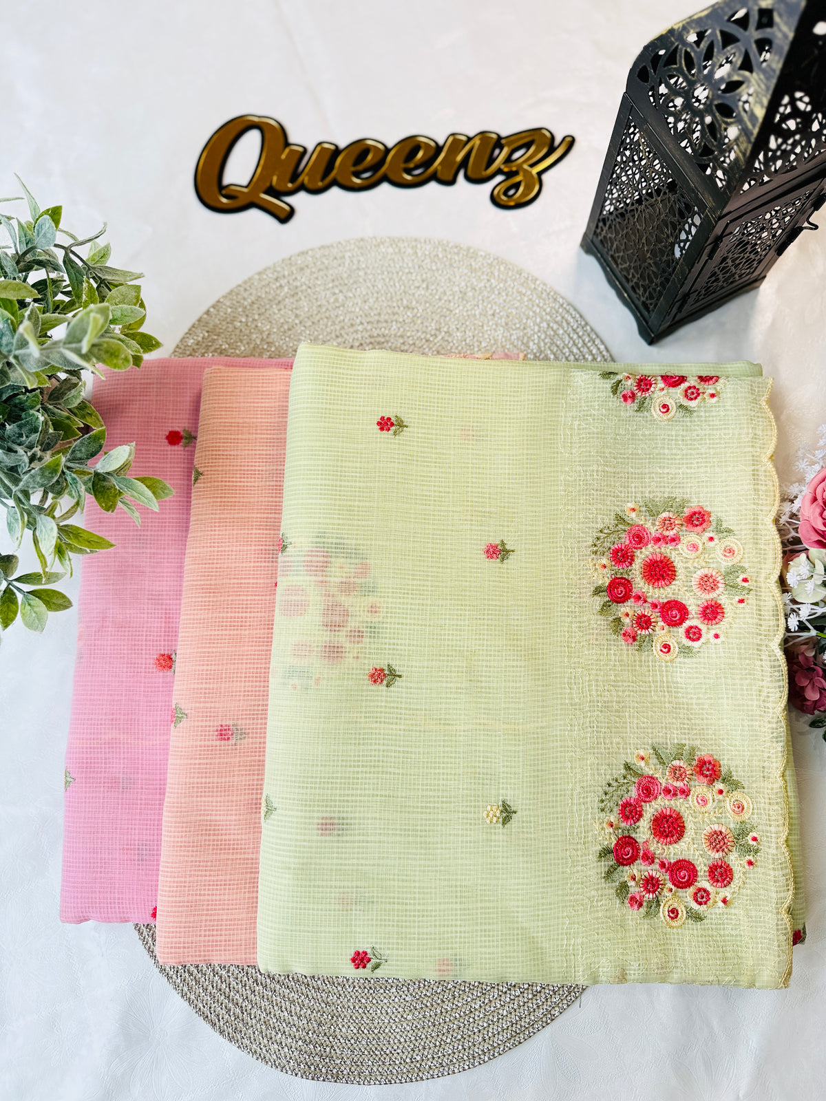 Premium Soft Kota Check Saree