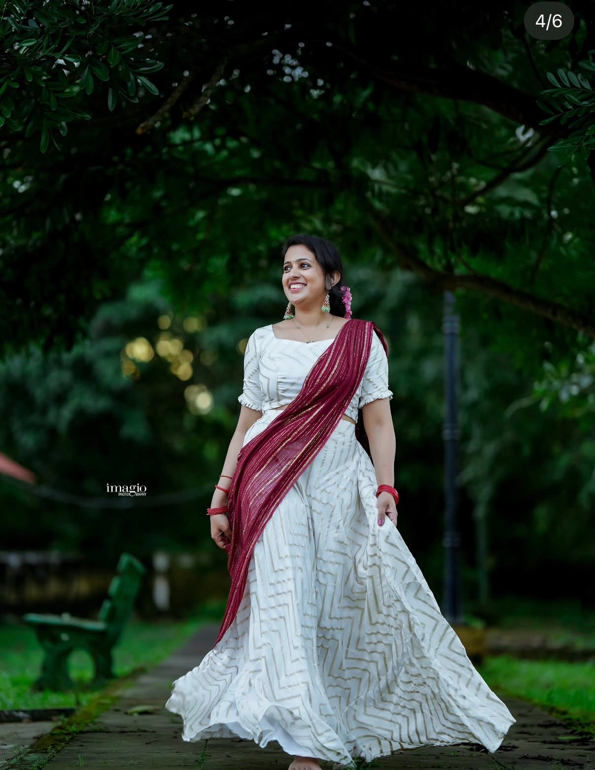 QD011-Designer Chanderi Davani