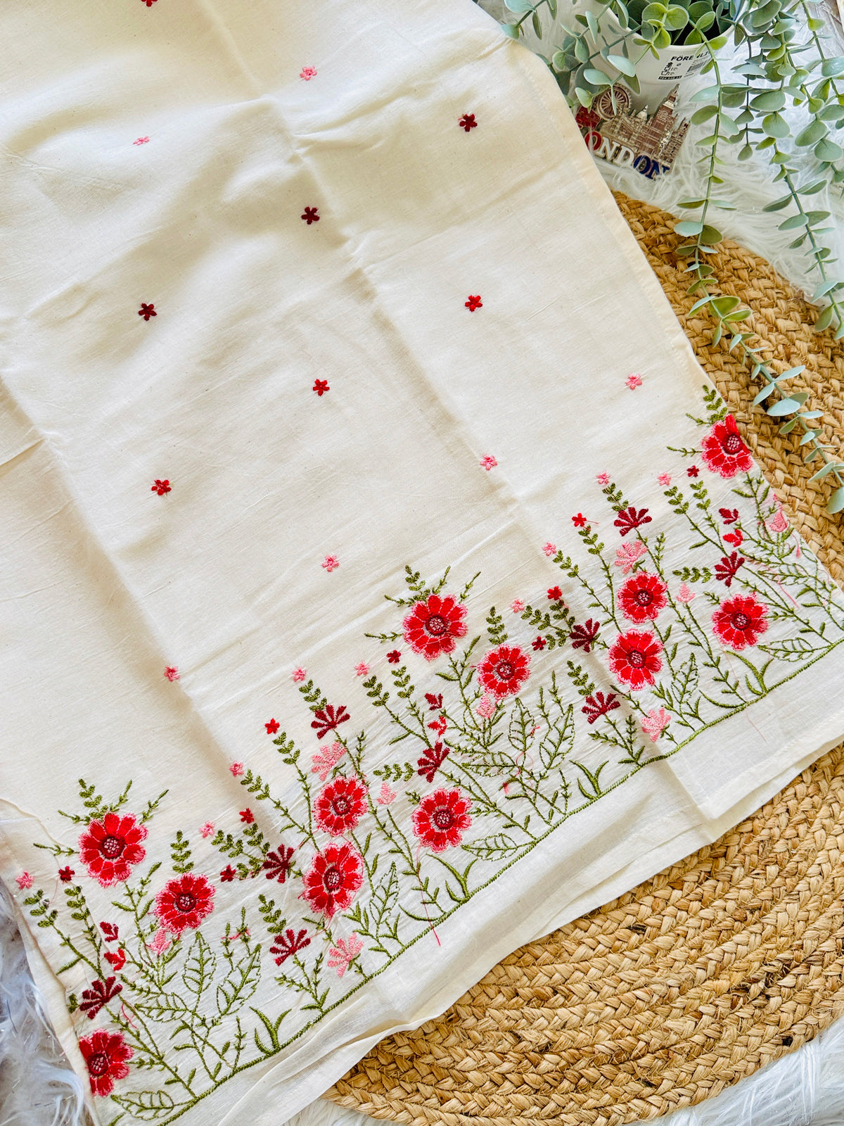 Kora Cotton Slitted Kurta
