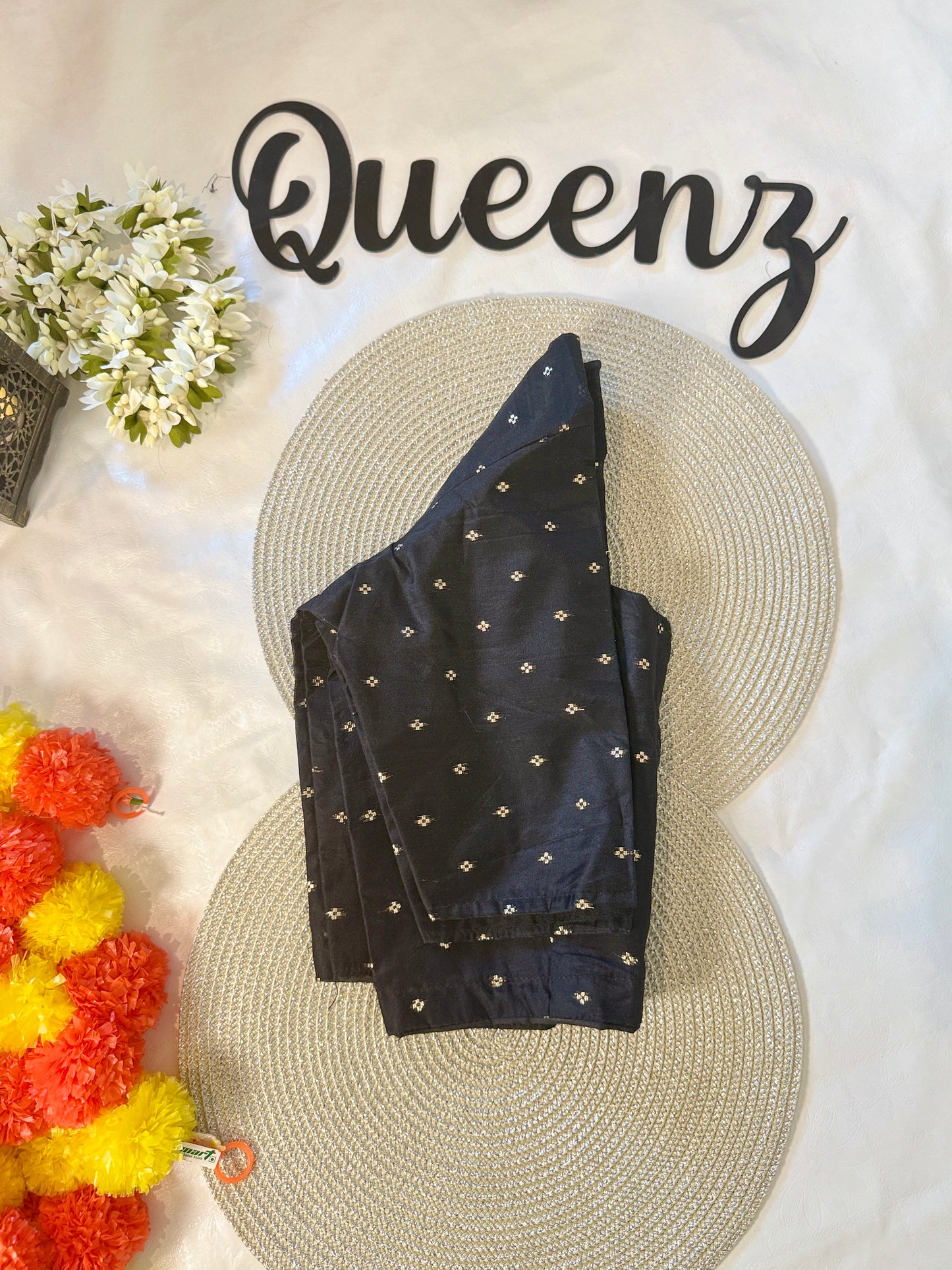 QB072- Chanderi Silk Blouse
