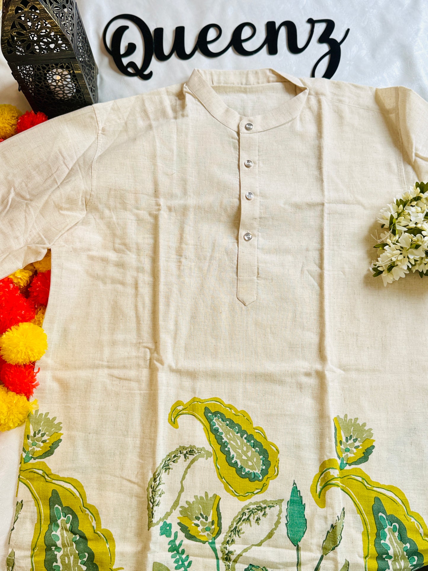 QM103-Mens Short Kurta