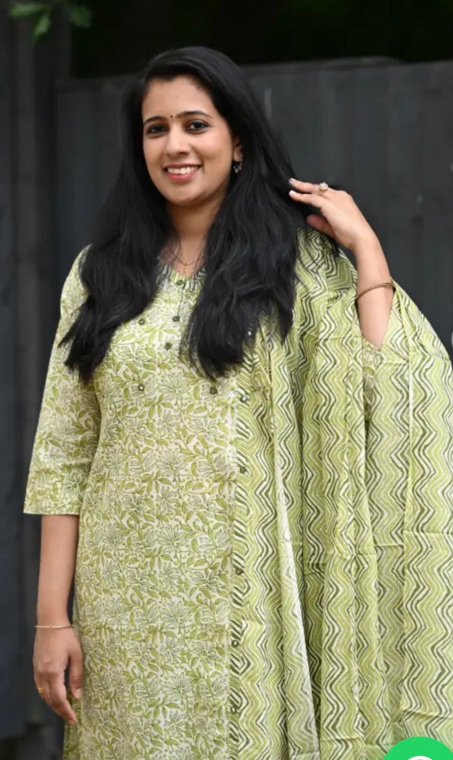 QS089-Partywear Aghranga Style Straight Cut Salwar Set