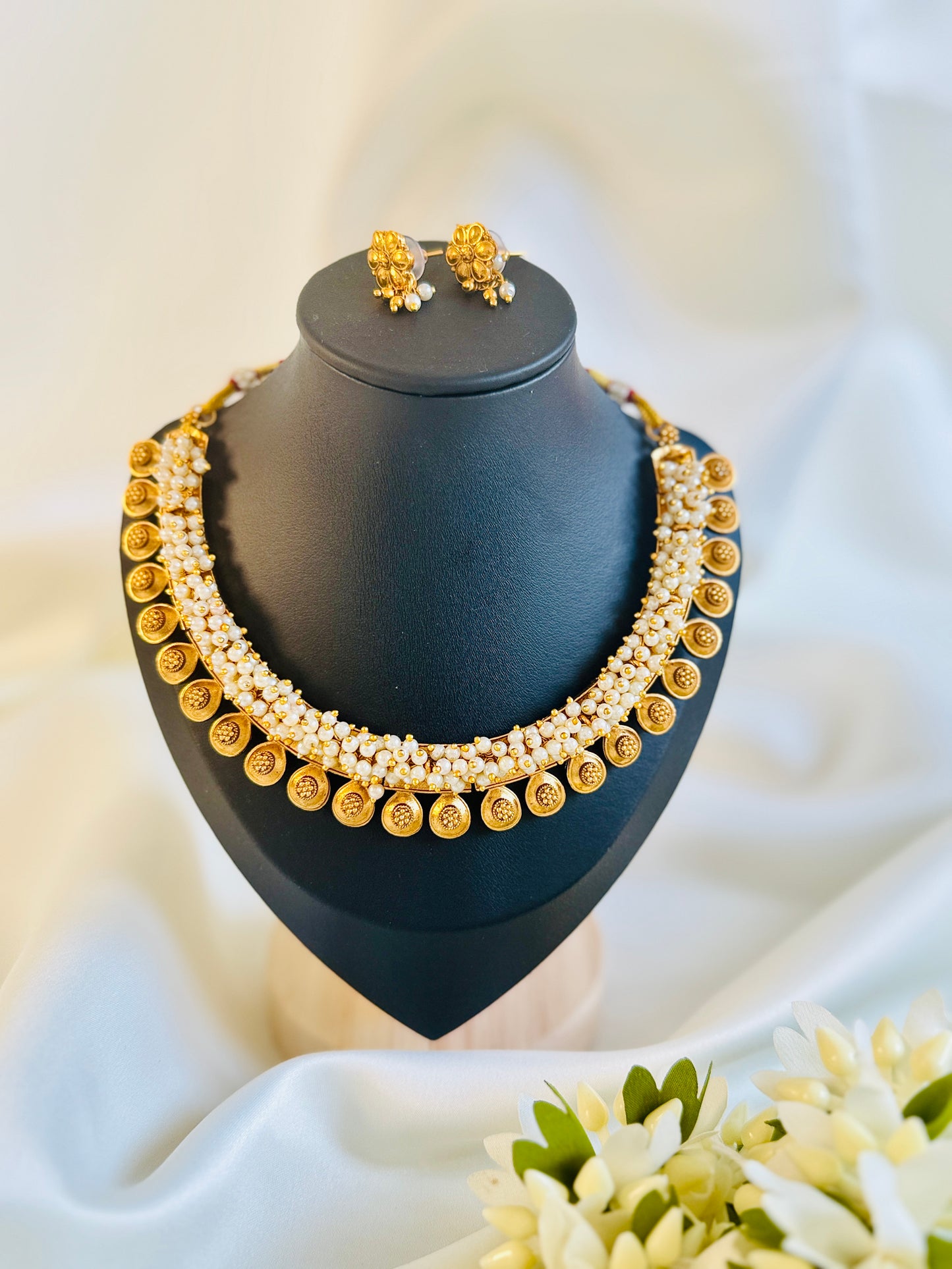 QJ130-Pear Gungaroo Necklace