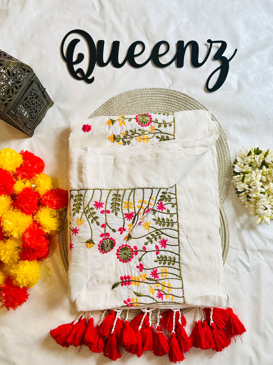 SS352- Cotton Linen Saree