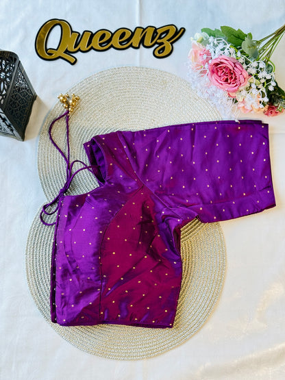 Semi Silk Purple Blouse – view 3 of 3
