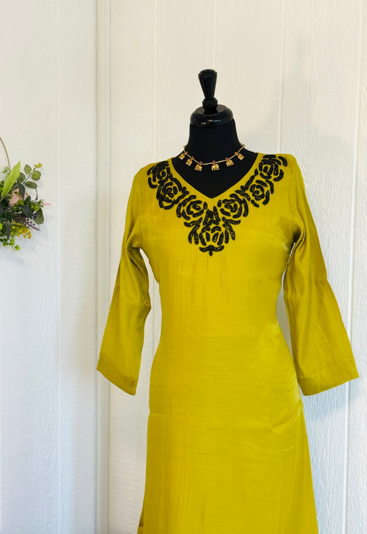Mustard Yellow Aline Kurta