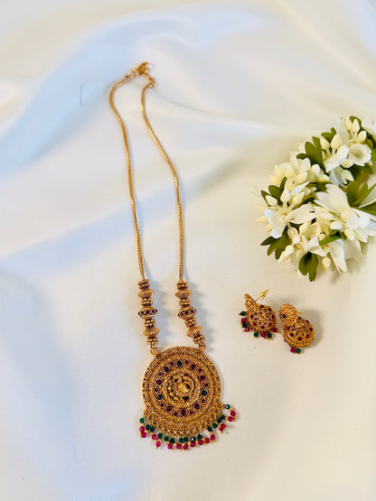 QJ159- Peacock Pendant Necklace