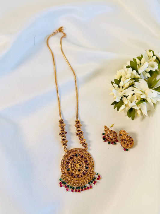 QJ159- Peacock Pendant Necklace