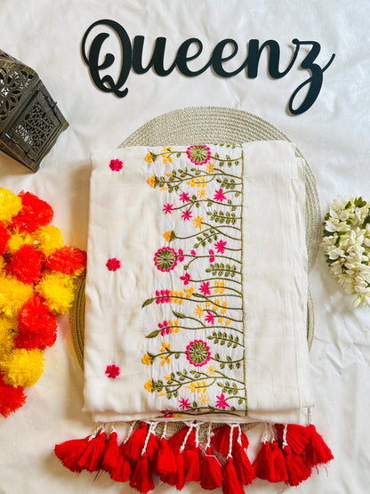 SS352- Cotton Linen Saree