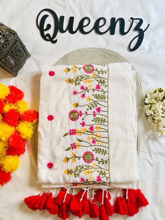 SS352- Cotton Linen Saree