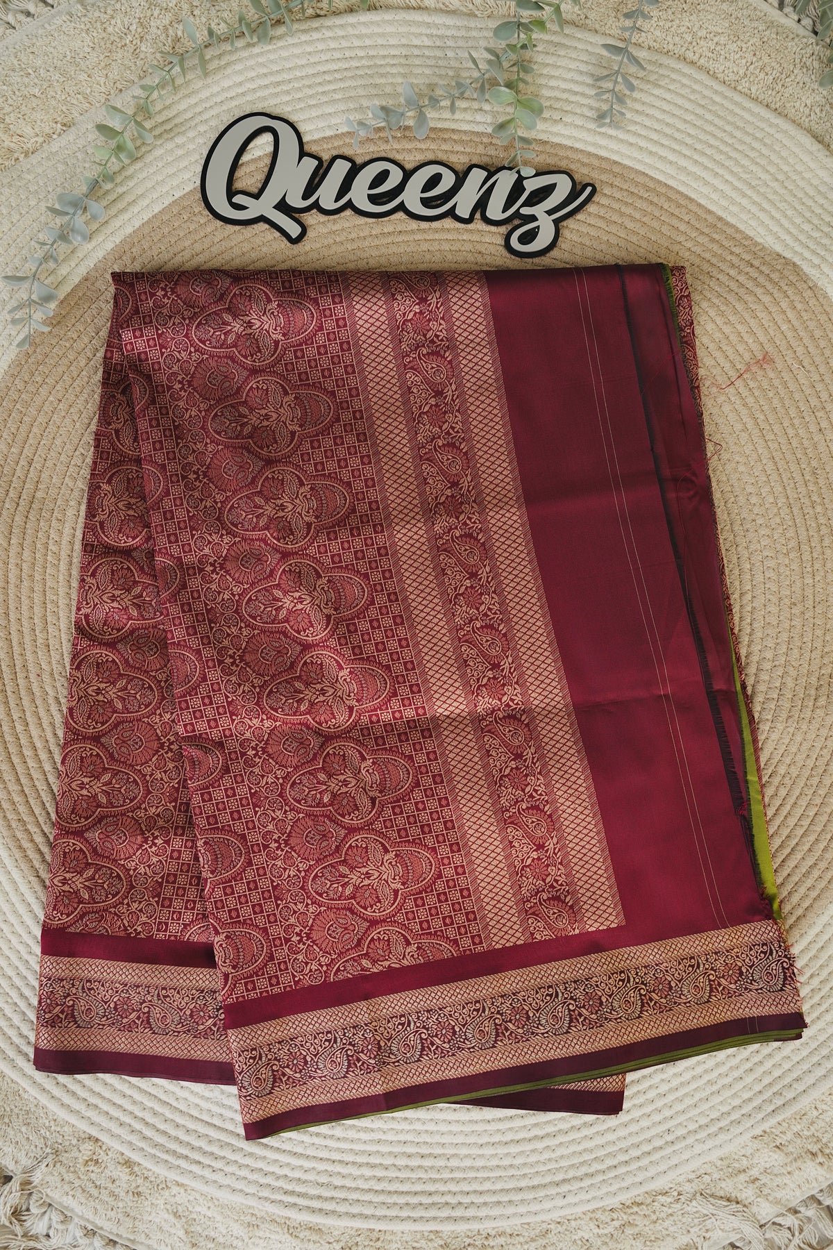 Gram Green Soft Silk Saree
