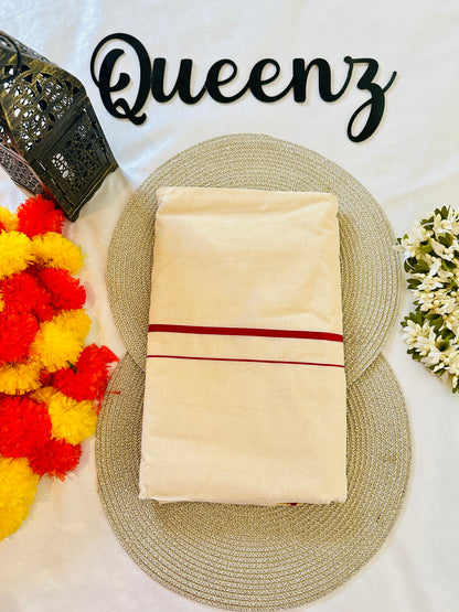 SS312 Red Puliyilakkara Saree