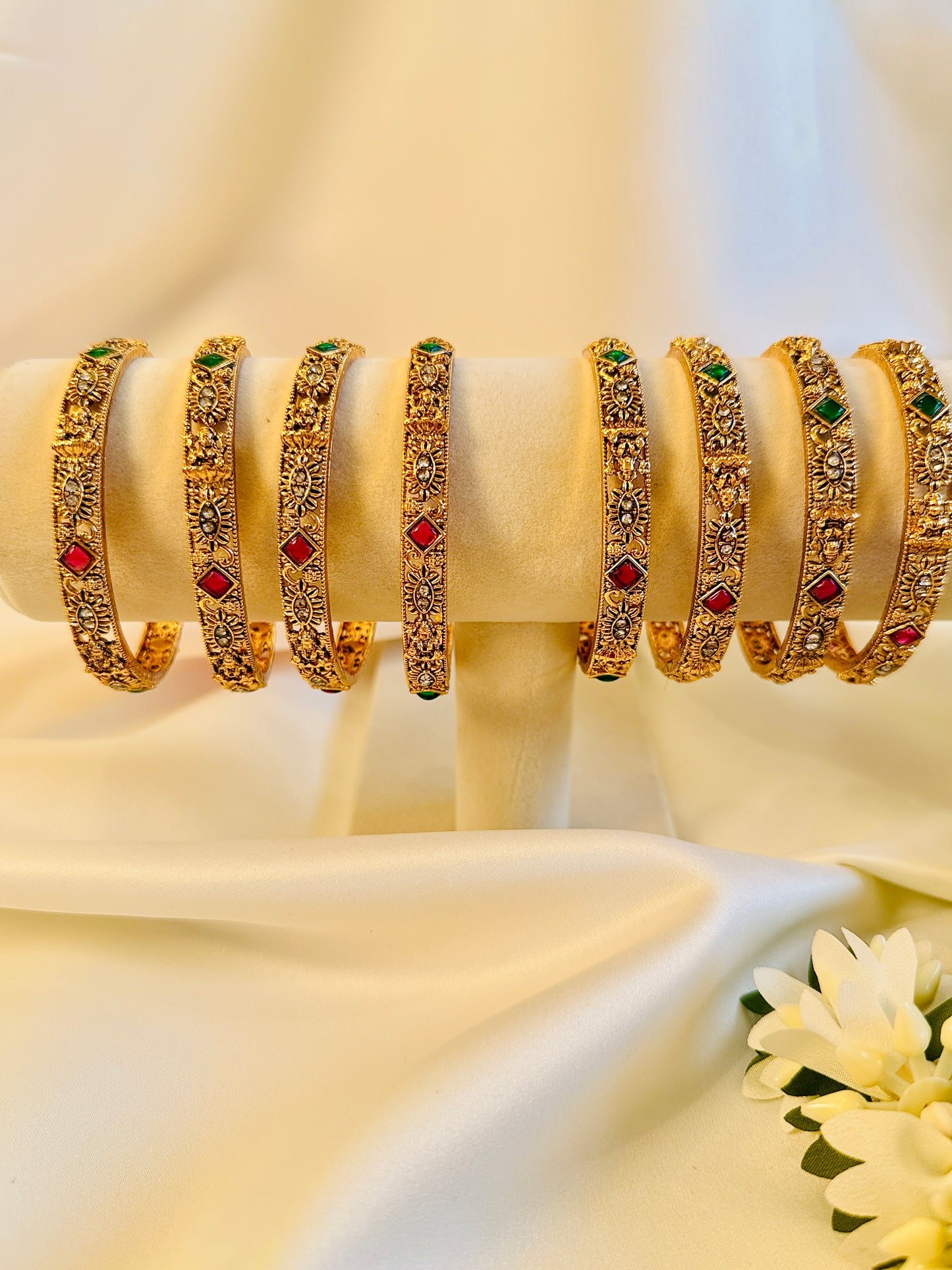 QJ123- Thin Lekshmi Bangles
