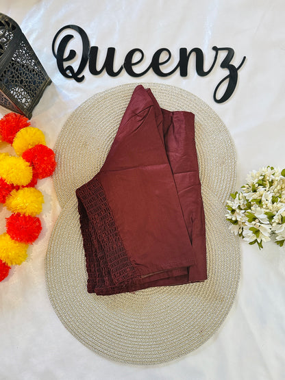QB131 - Cotton Flexi Fit Plain Blouse