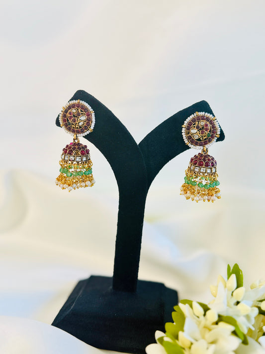 QJ158- Garuda Jumka Earings