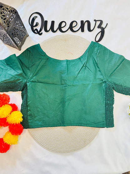 QB131 - Cotton Flexi Fit Plain Blouse
