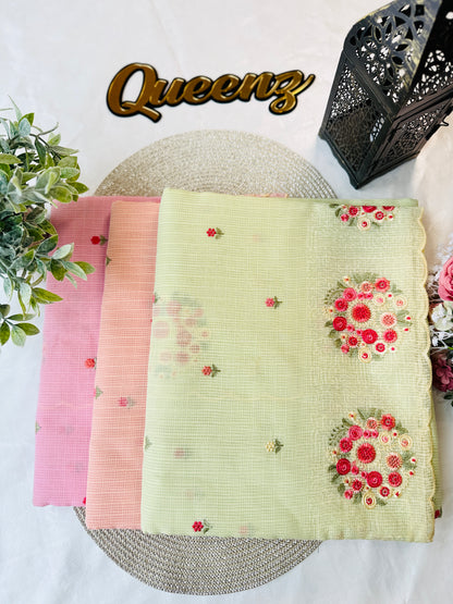 Premium Soft Kota Check Saree