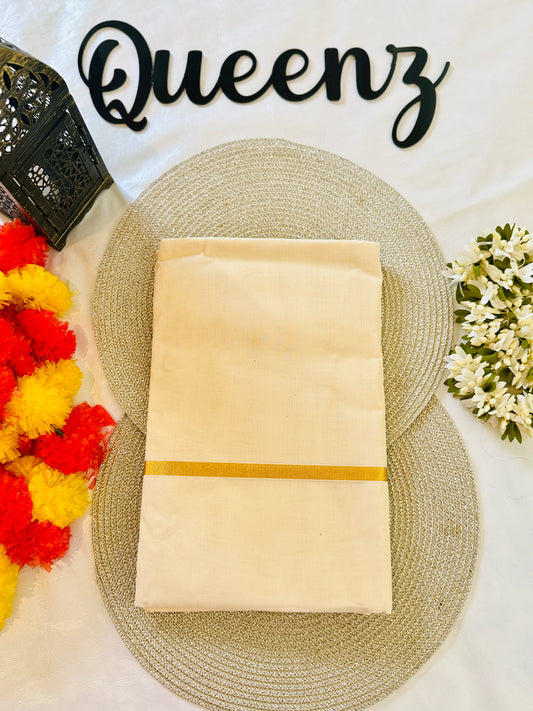 SS311 Puliyilakkara Plain Kasavu Saree