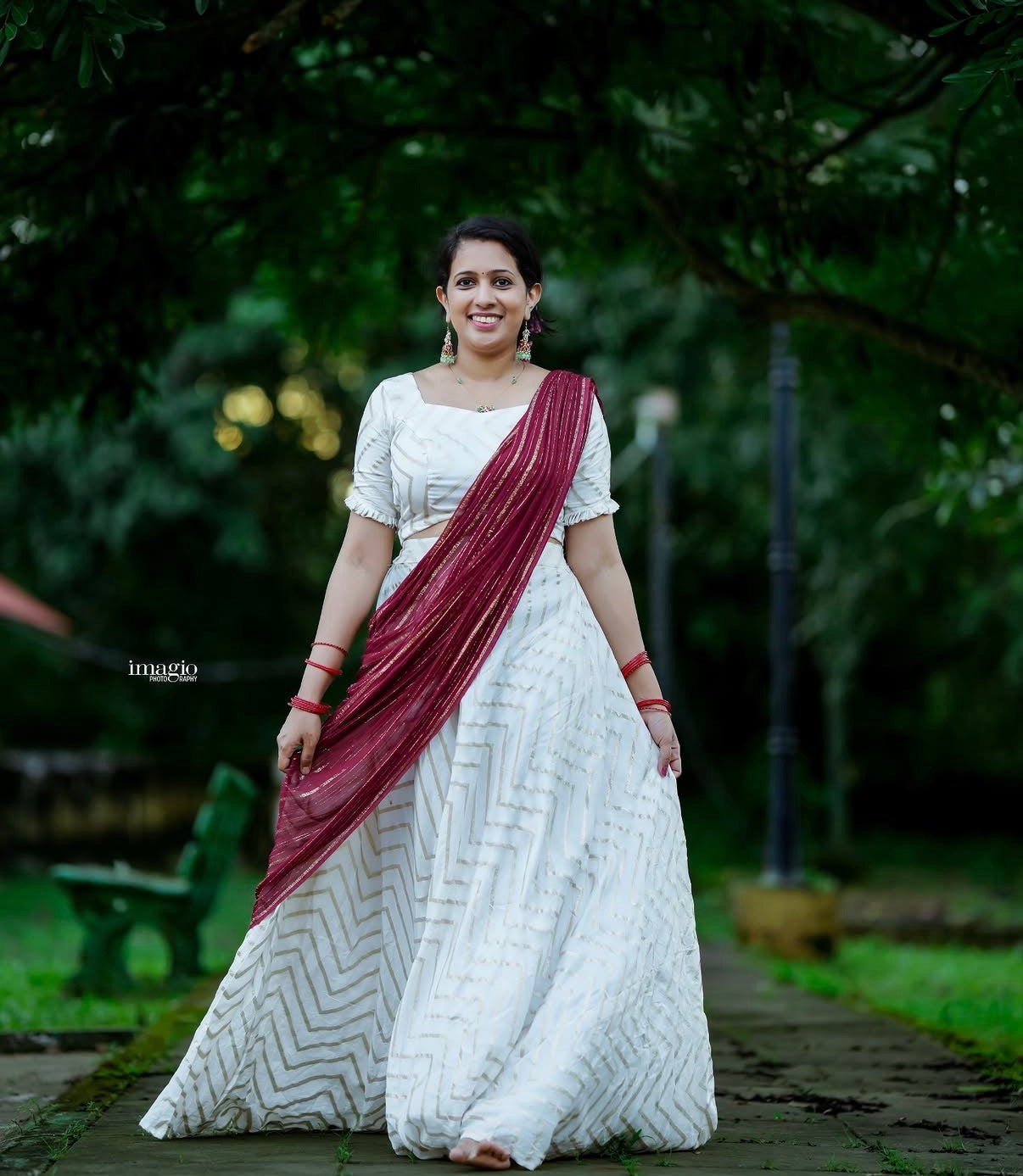 QD011-Designer Chanderi Davani