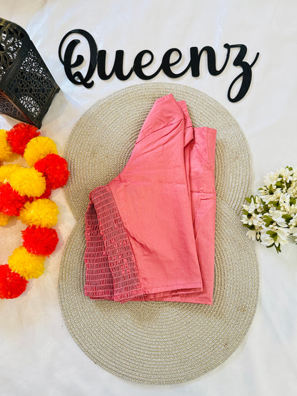 QB131 - Cotton Flexi Fit Plain Blouse