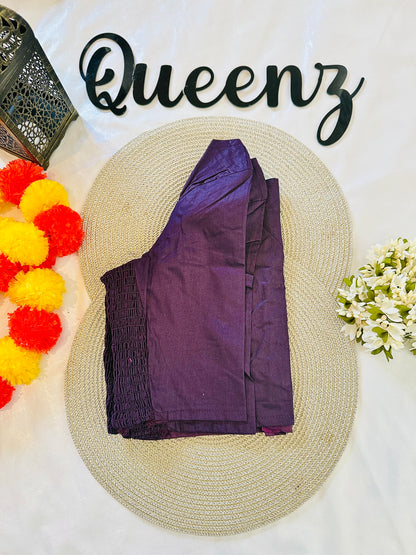 QB131 - Cotton Flexi Fit Plain Blouse