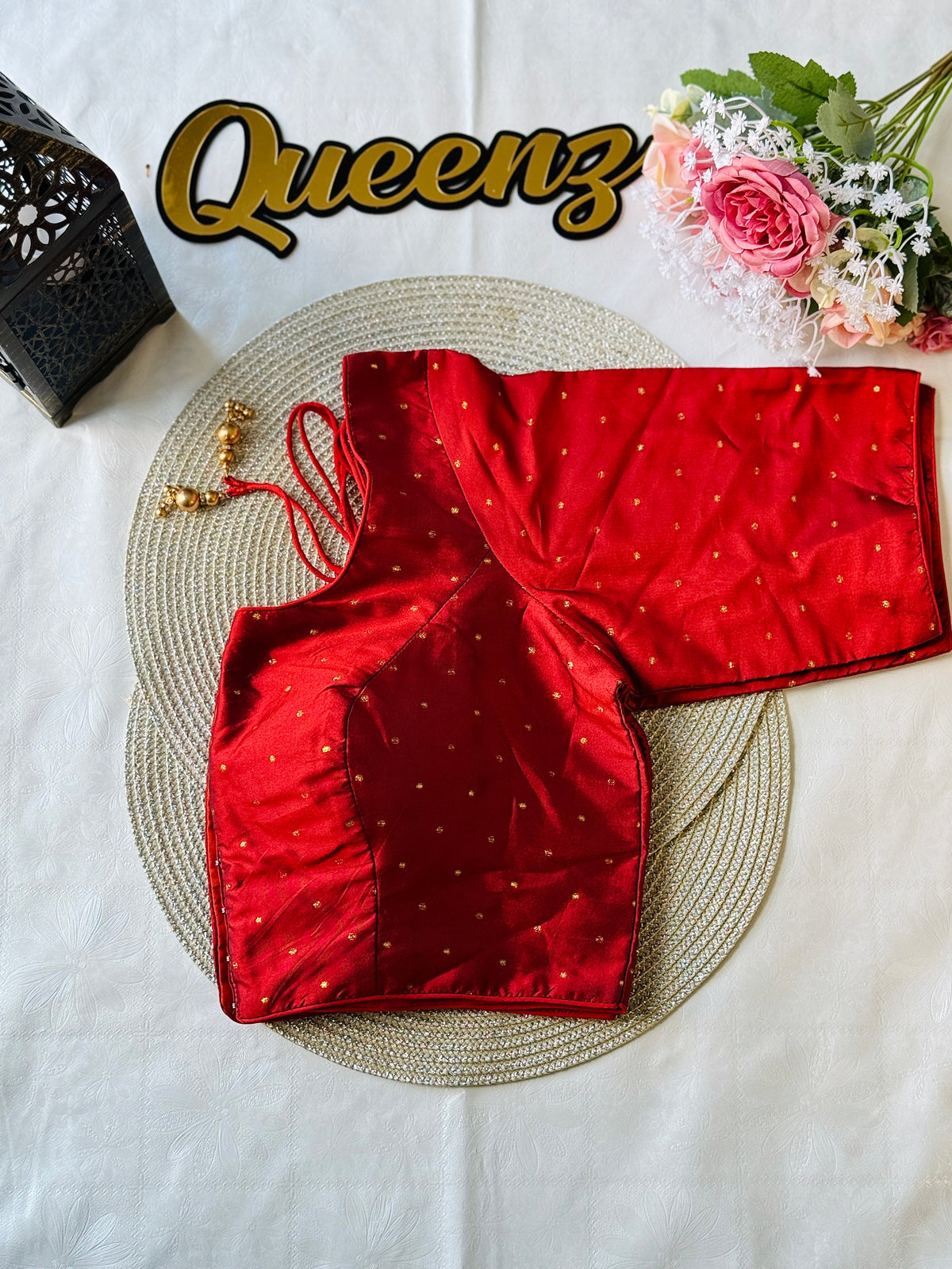 Semi Silk Reddish Maroon Blouse – view 3 of 3