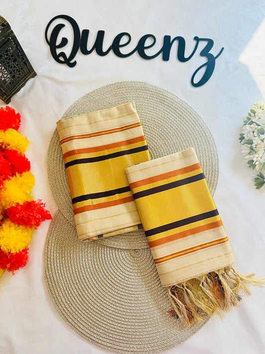 SM103 Line design Kerala Tissue Set Munde