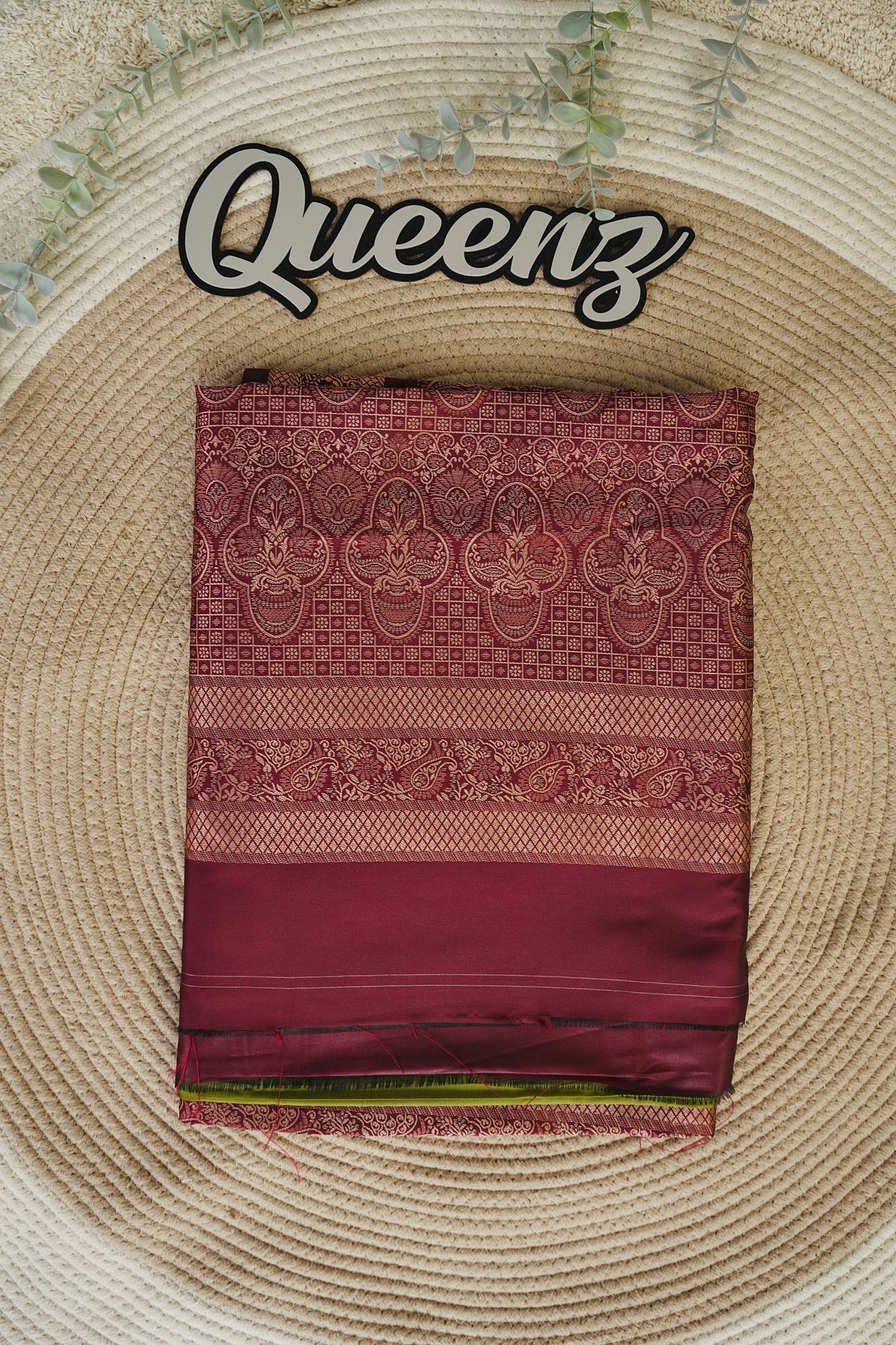 Gram Green Soft Silk Saree