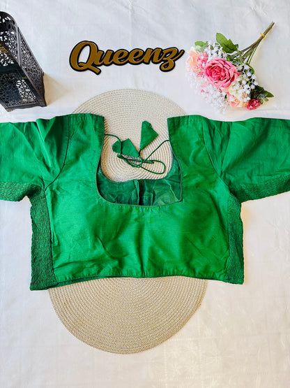 Flexi Fit Green Blouse – view 2 of 3