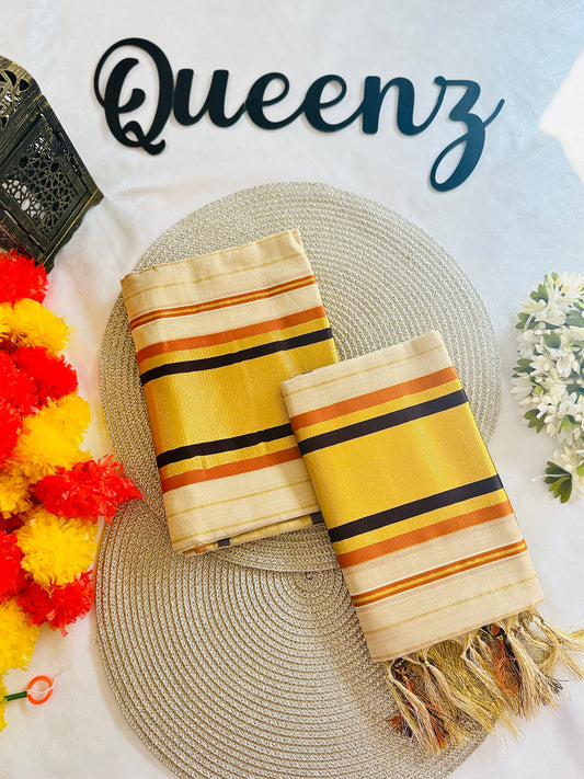 SM103 Line design Kerala Tissue Set Munde