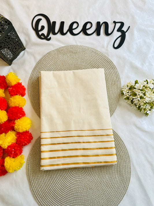 SS352-Soft Cotton Lilly Printed Saree