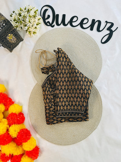 QB056 - Cotton Jacquard Readymade Blouse