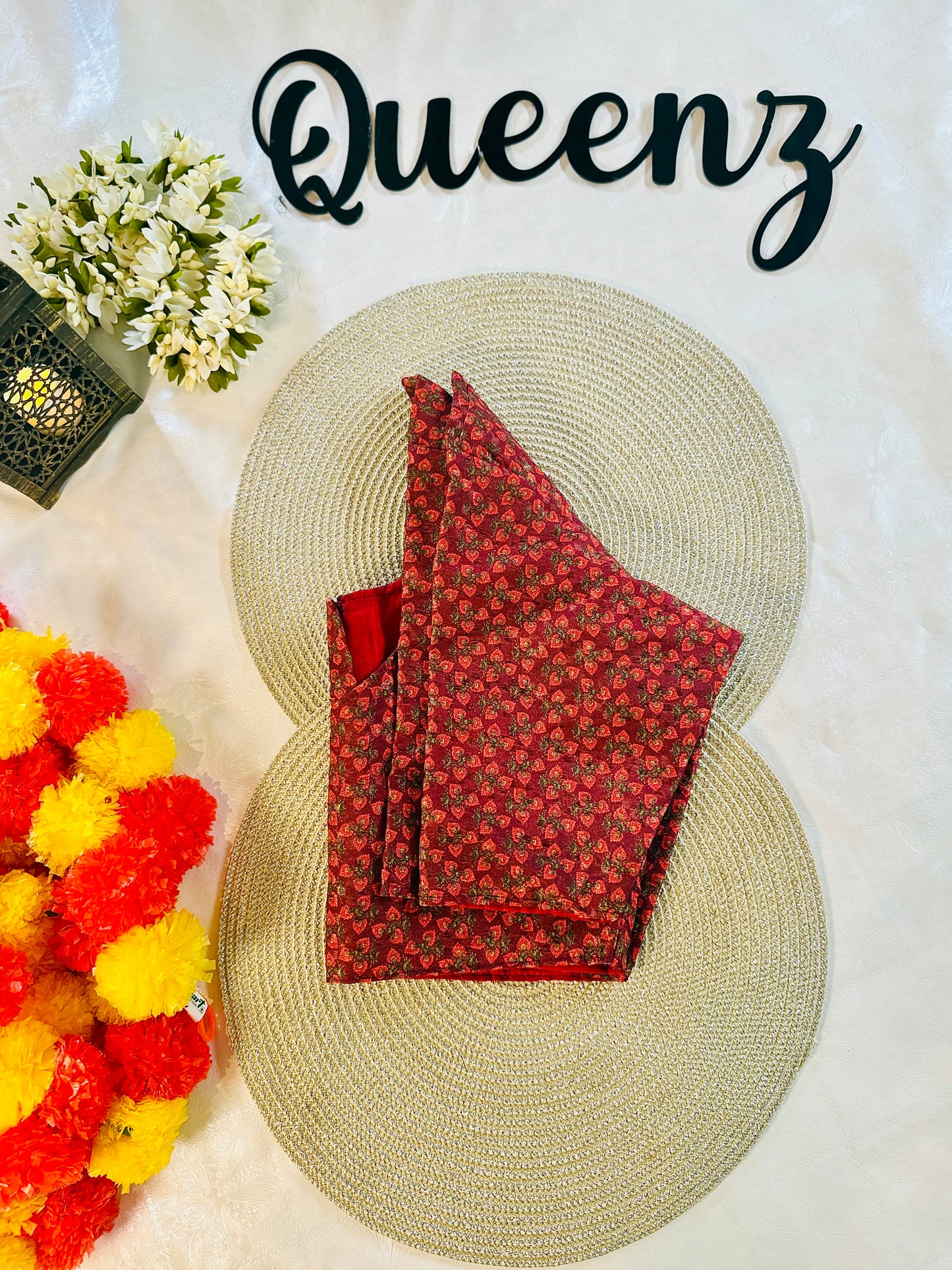 QB065- Cotton Jacquard Readymade Blouse