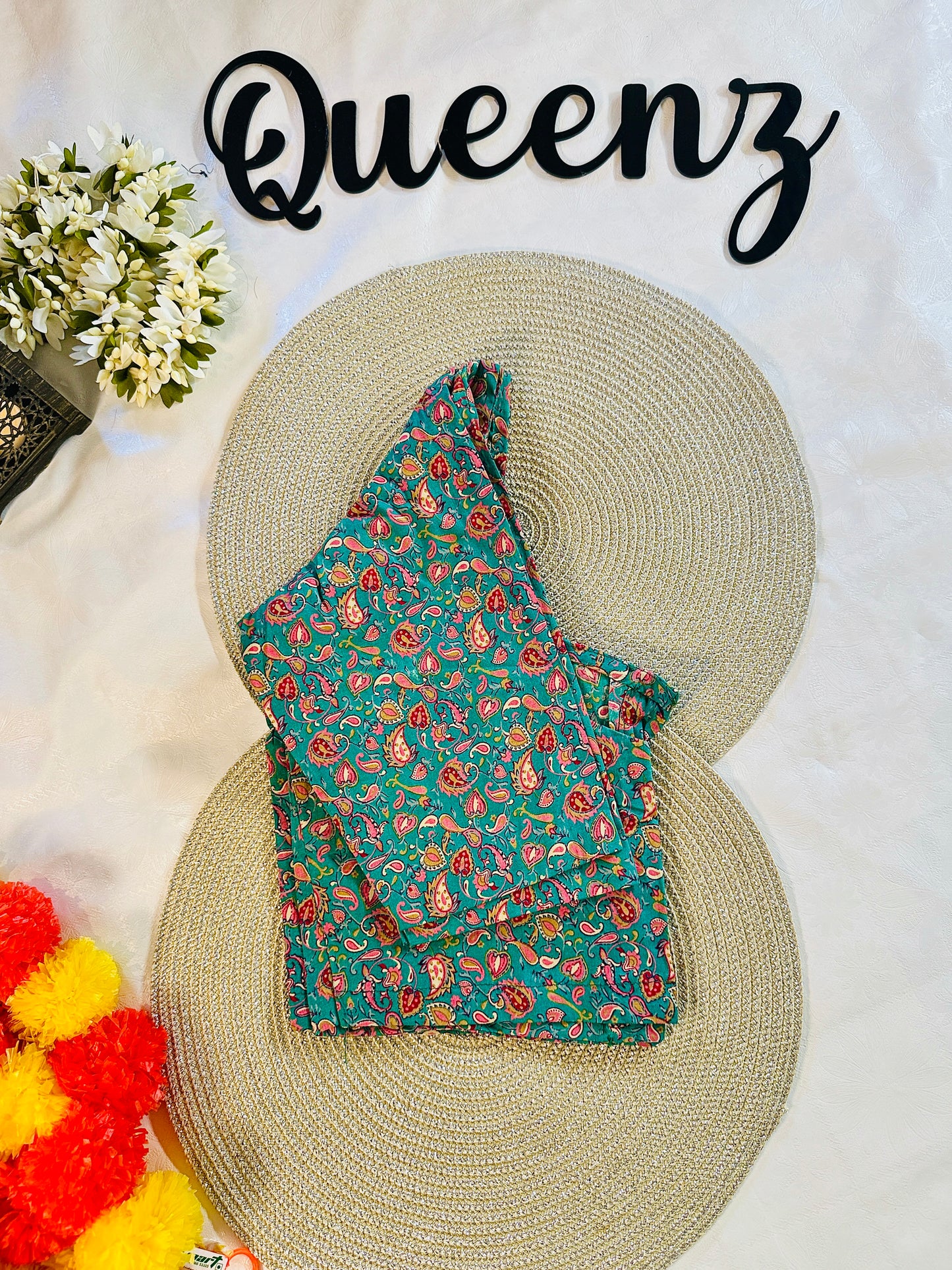 QB068- Cotton Printed Blouse