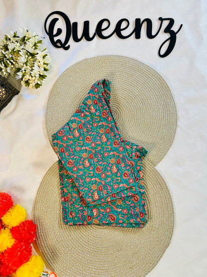 QB068- Cotton Printed Blouse