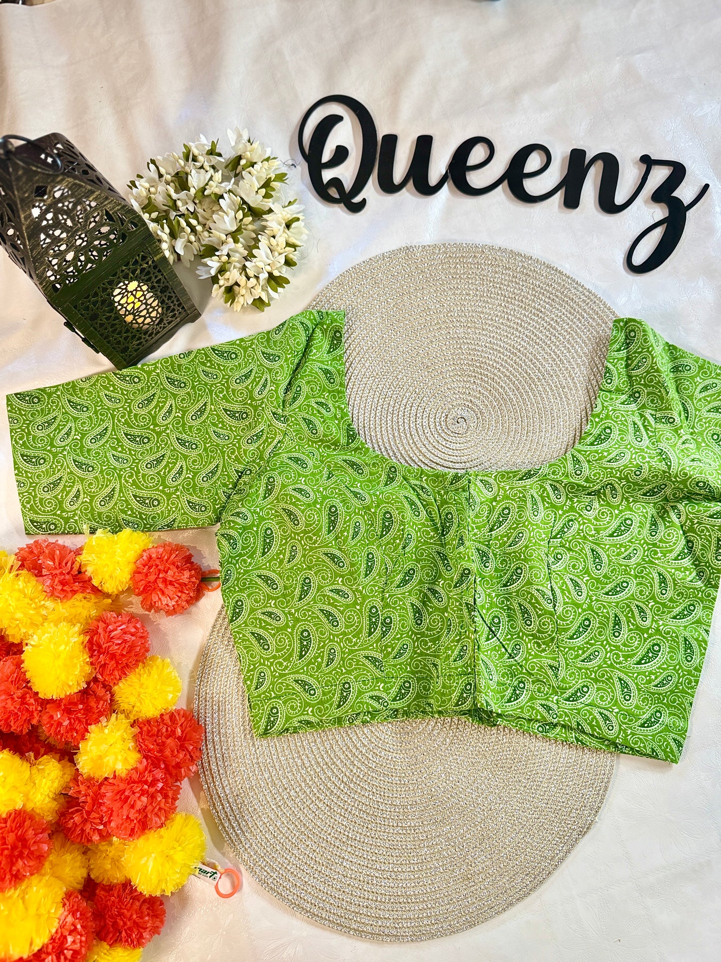 QB069- Cotton Printed Blouse