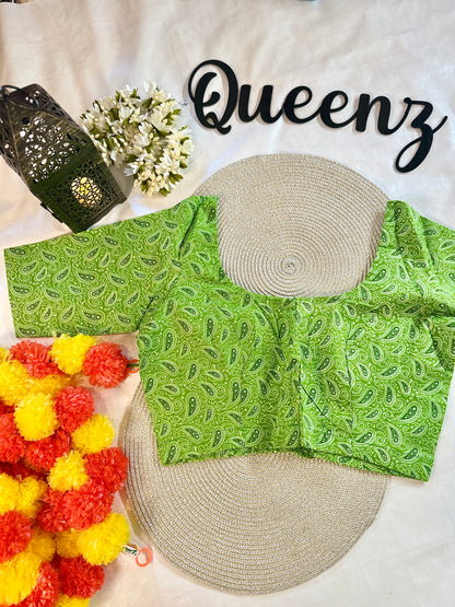 QB069- Cotton Printed Blouse