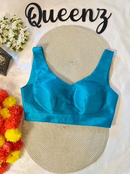 QB079- Mushroo Silk Blouse