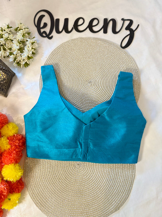QB079- Mushroo Silk Blouse