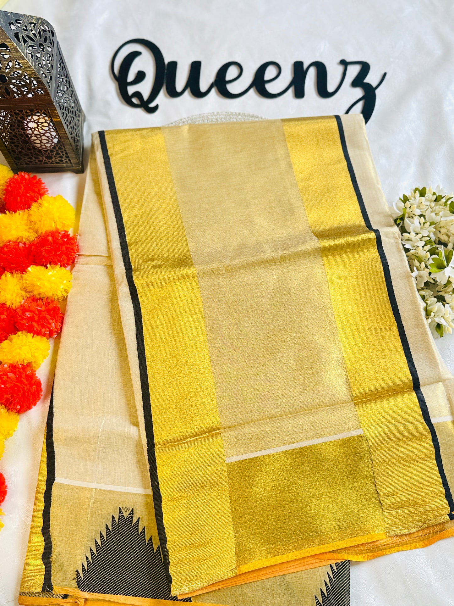 SS210-Balarampuram Style Temple Border Kerala Saree