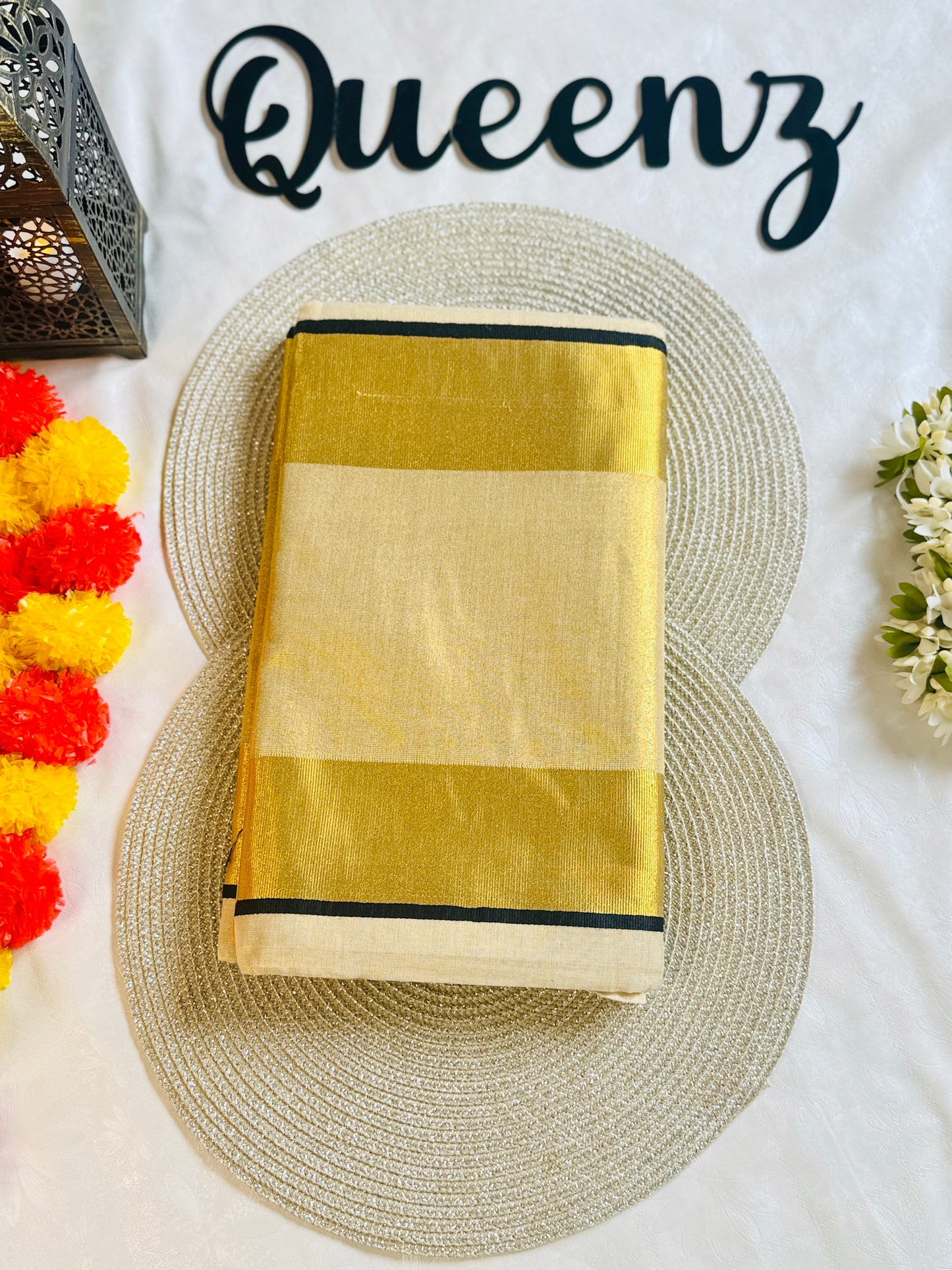 SS210-Balarampuram Style Temple Border Kerala Saree