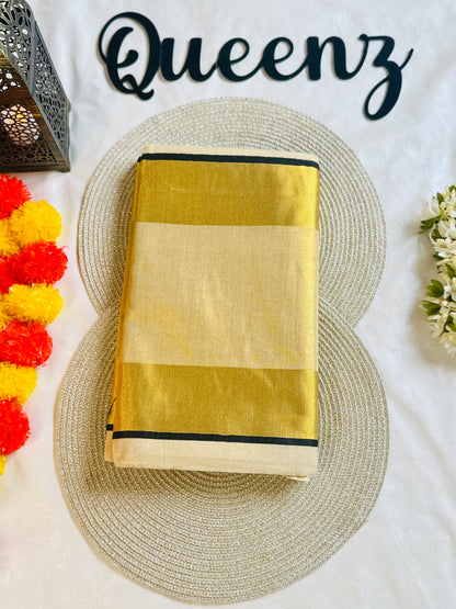 SS210-Balarampuram Style Temple Border Kerala Saree