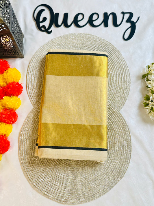 SS210-Balarampuram Style Temple Border Kerala Saree