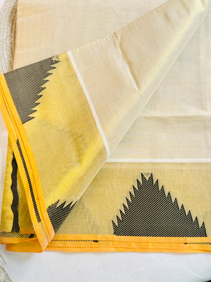SS210-Balarampuram Style Temple Border Kerala Saree