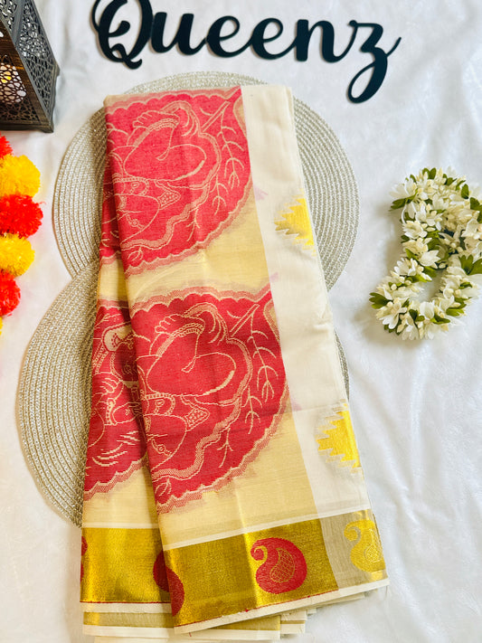 SS209-Unnikkannan Weaved Saree