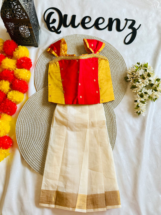 KZ009 Kerala Cotton Skirt & Top