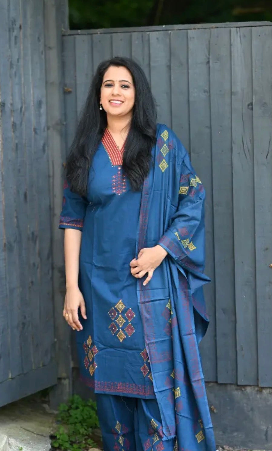 QS084 Premium Partwear Cotton Salwar Set