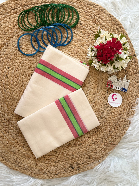 SM017 -  Kerala Mulloth Set Munde