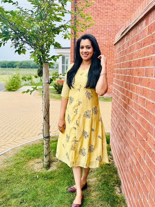 QS432-Chikku Mulchanderi Kurta